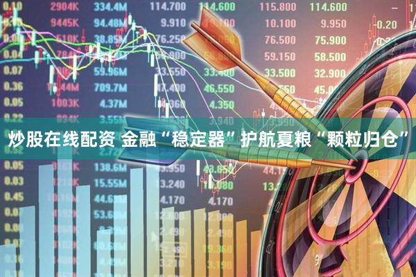 炒股在线配资 金融“稳定器”护航夏粮“颗粒归仓”