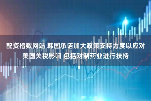 配资指数网站 韩国承诺加大政策支持力度以应对美国关税影响 包括对制药业进行扶持